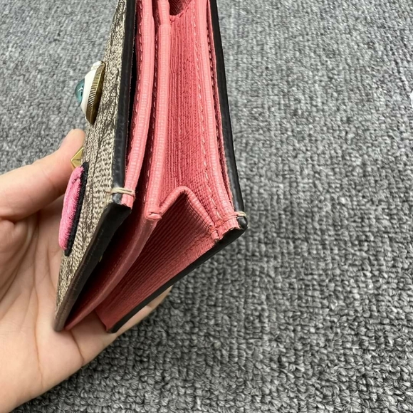 100% Authentic Gucci GG Ophidia Leather Wallet 220-110524 - Picture 6 of 11